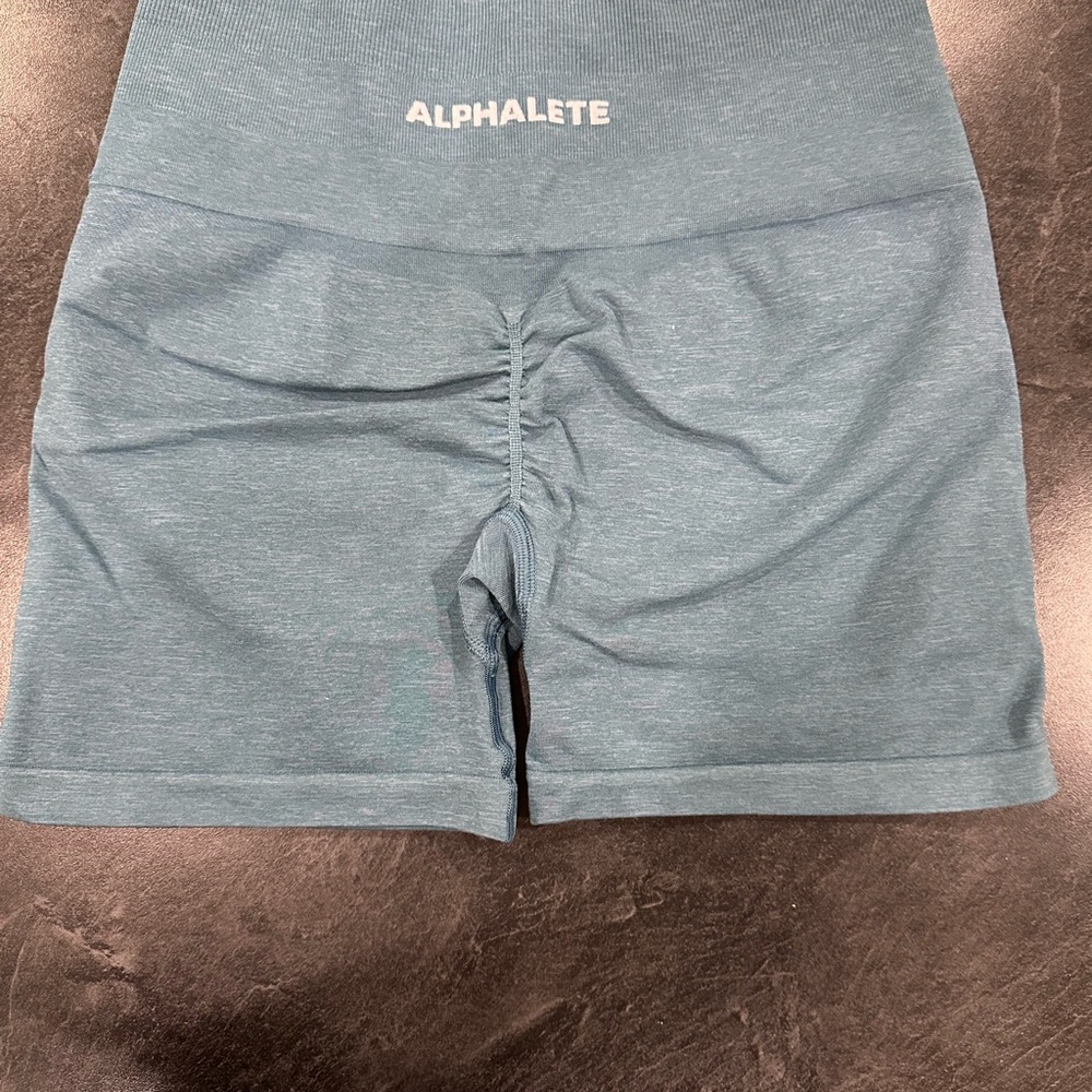 Alphalete Women's Athletic Teal Shorts